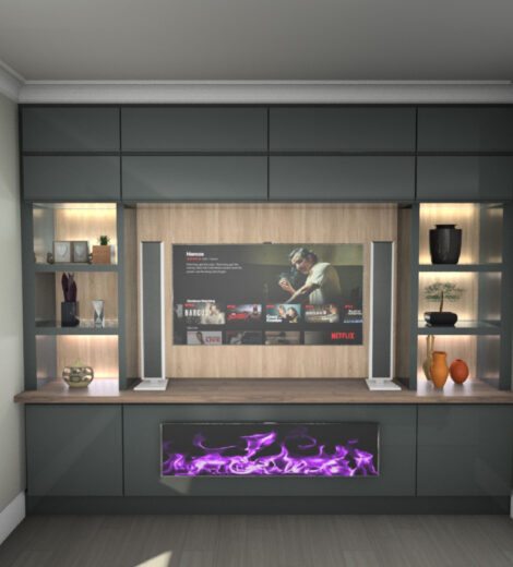 Bespoke 3D Tv Unit Design